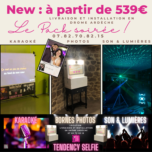 Image d'une borne photo, photobooth, location de bornes photo en Ardèche